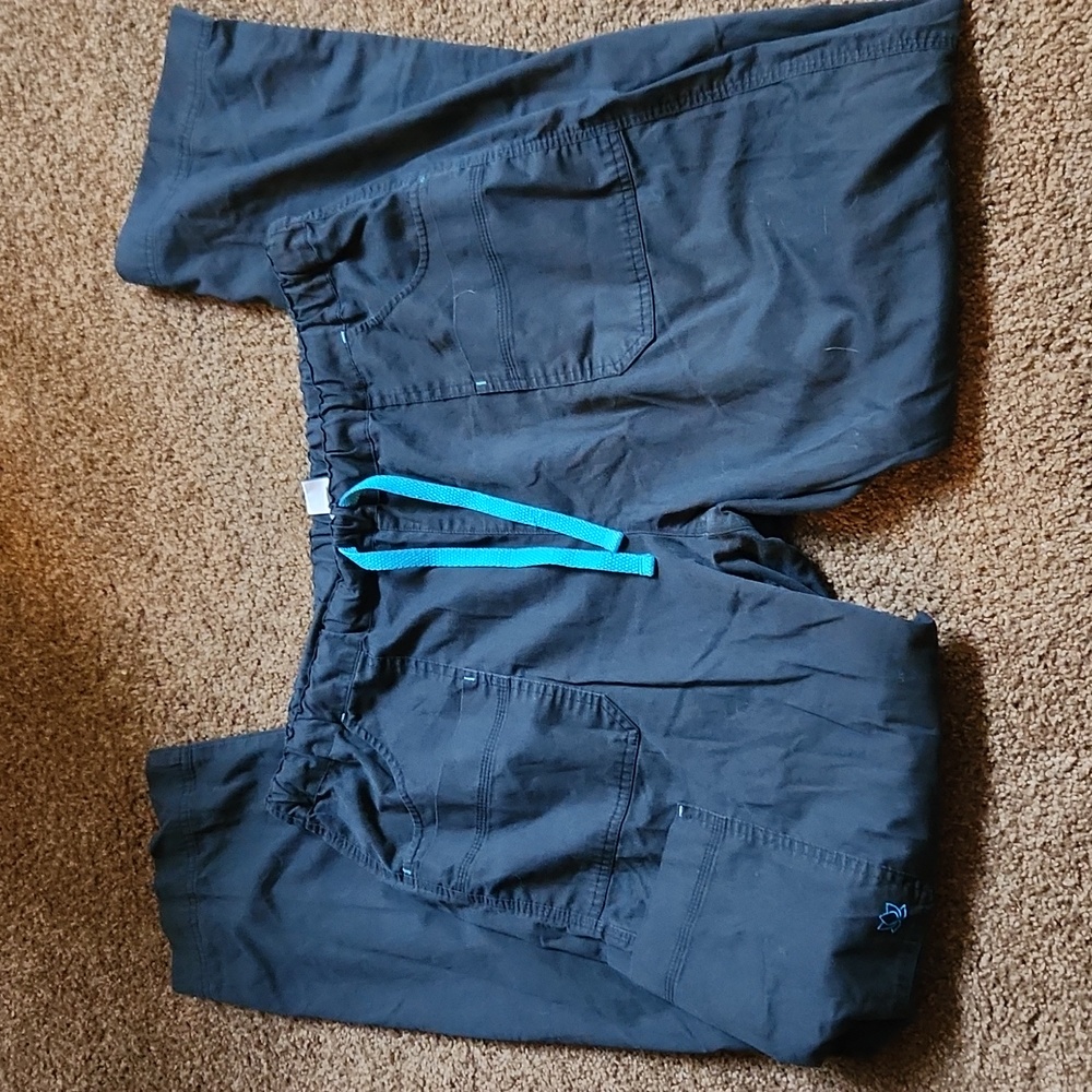 XLT black scrub pant
